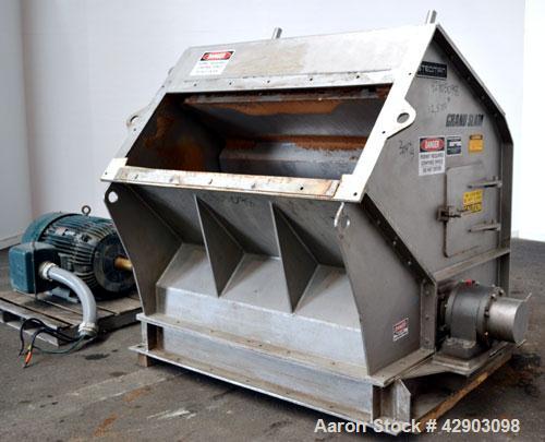 Used Stainless Steel Stedman Grand Slam Impactor Crusher, Model GS-3060-TX Impa