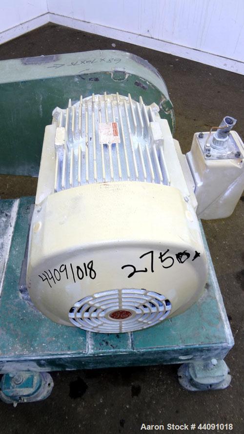 Used Strong Scott Pulvocron Air Swept Combination Pulverizer / Classifier Mill, Model PC-20-E, Carbon Steel. Approximate 20” diameter x 8” deep chamber with (1) grinding disc, driven by a 60hp, 3/60/...