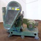 Used Bepex Pulvocron Air Swept Combination Pulverizer / Classifier Mill, Model PC-38, Carbon Steel. Approximate 38” diameter x 8” deep chamber with (3) grinding discs, driven by a 100 hp, 3/60/460 vo...
