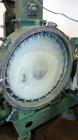 Used Bepex Pulvocron Air Swept Combination Pulverizer / Classifier Mill, Model PC-38, Carbon Steel. Approximate 38” diameter x 8” deep chamber with (3) grinding discs, driven by a 100 hp, 3/60/460 vo...