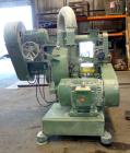Used Bepex Pulvocron Air Swept Combination Pulverizer / Classifier Mill, Model PC-38, Carbon Steel. Approximate 38” diameter x 8” deep chamber with (1) grinding disc, driven by a 100hp, 3/60/460 volt...