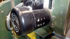Used Bepex Pulvocron Air Swept Combination Pulverizer / Classifier Mill, Model PC-38, Carbon Steel. Approximate 38” diameter x 8” deep chamber with (1) grinding disc, driven by a 100hp, 3/60/460 volt...
