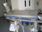 Used Kemutec Cone Mill, Model KEK 220, Stainless Steel. On portable base, 5 hp, 460 volt, 1700 rpm belt drive.