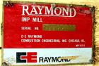 Used Raymond Air Swept Swing Hammer Impact Mill, Carbon Steel. 6