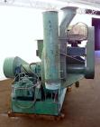 Used Strong Scott Pulvocron Air Swept Combination Pulverizer / Classifier Mill, Model PC-38, Carbon Steel. Approximate 38” diameter x 8” deep chamber with (3) grinding discs, driven by a 100 hp, 3/60...