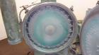 Used Strong Scott Pulvocron Air Swept Combination Pulverizer / Classifier Mill, Model PC-38, Carbon Steel. Approximate 38” diameter x 8” deep chamber with (3) grinding discs, driven by a 100 hp, 3/60...