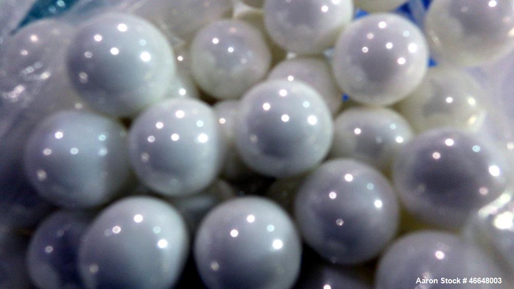 Used Nikkato Corporation YTZ High Wear Resistant Zirconia Grinding Media