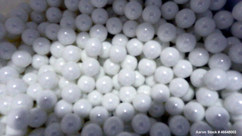 Used Nikkato Corporation YTZ High Wear Resistant Zirconia Grinding Media