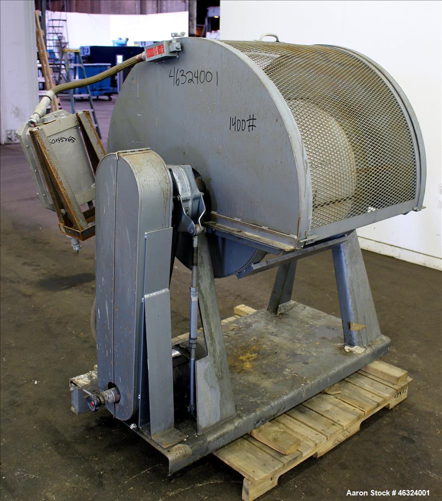 Used- Paul O. Abbe One Piece Ceramic Ball Mill, Model 5A. Total volume 35.30 gal