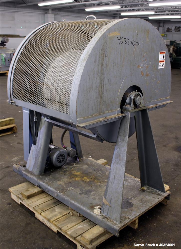 Used- Paul O. Abbe One Piece Ceramic Ball Mill, Model 5A. Total volume 35.30 gal