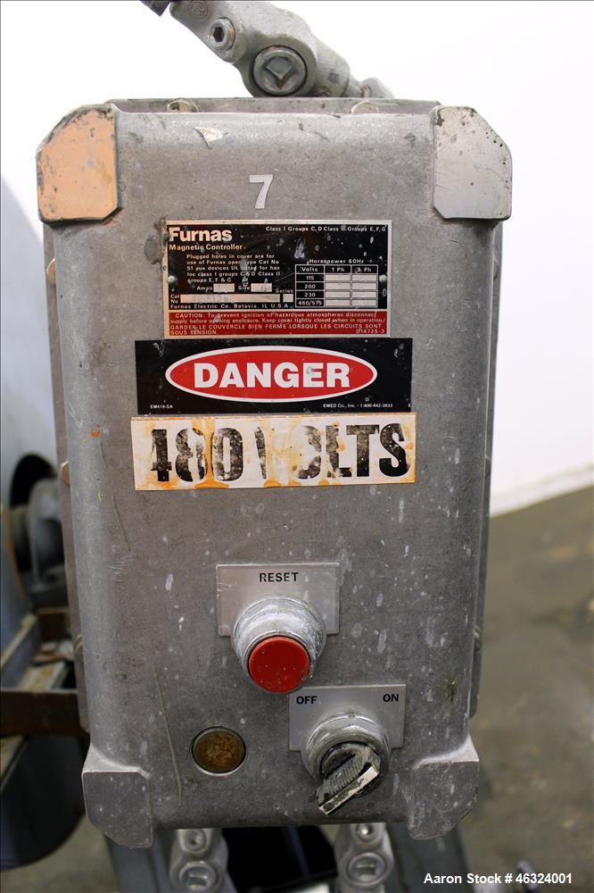 Used Paul O. Abbe One Piece Ceramic Ball Mill, Model 5A. Total volume 35.30 gal
