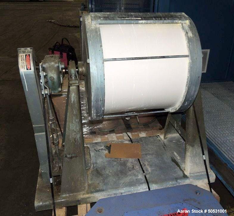 Used Paul O. Abbe Ceramic Jar Mill, Model #5A, 4.8 Cubic Feet (36 Gallon).