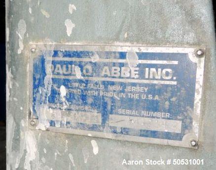 Used Paul O. Abbe Ceramic Jar Mill, Model #5A, 4.8 Cubic Feet (36 Gallon).