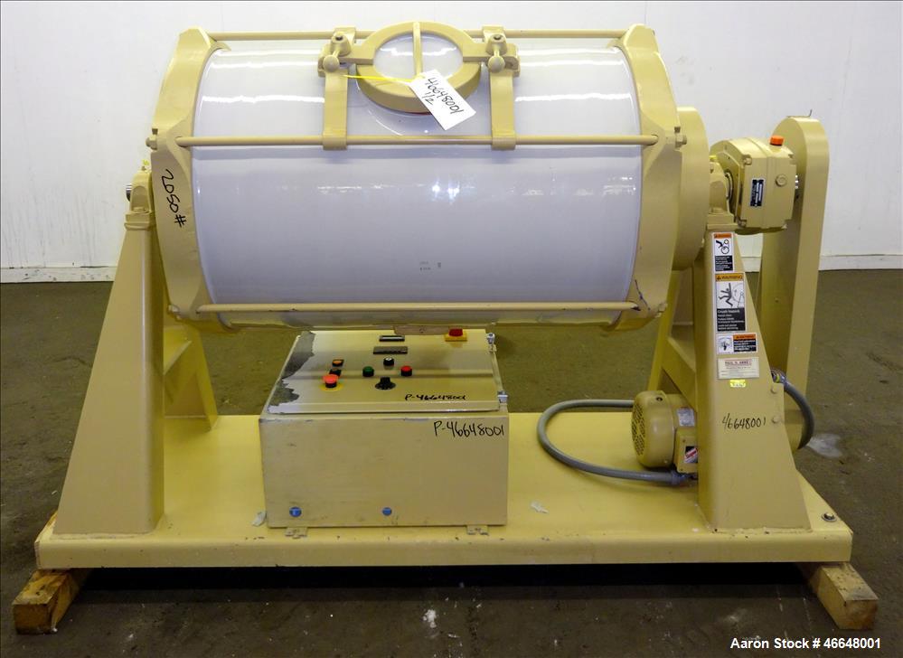 Used- Paul O. Abbe One Piece Ceramic Ball Mill, Model JM-300