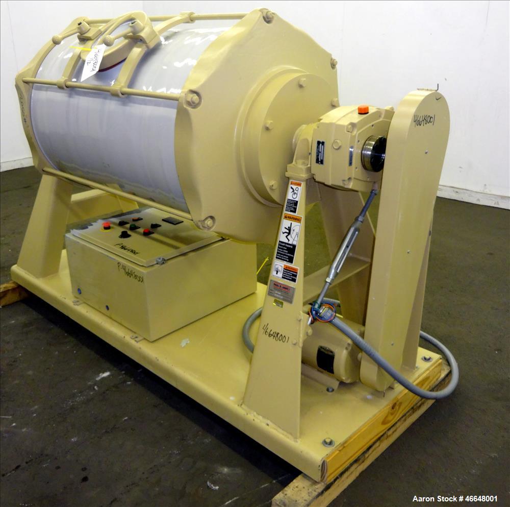 Used Paul O. Abbe One Piece Ceramic Ball Mill, Model JM-300