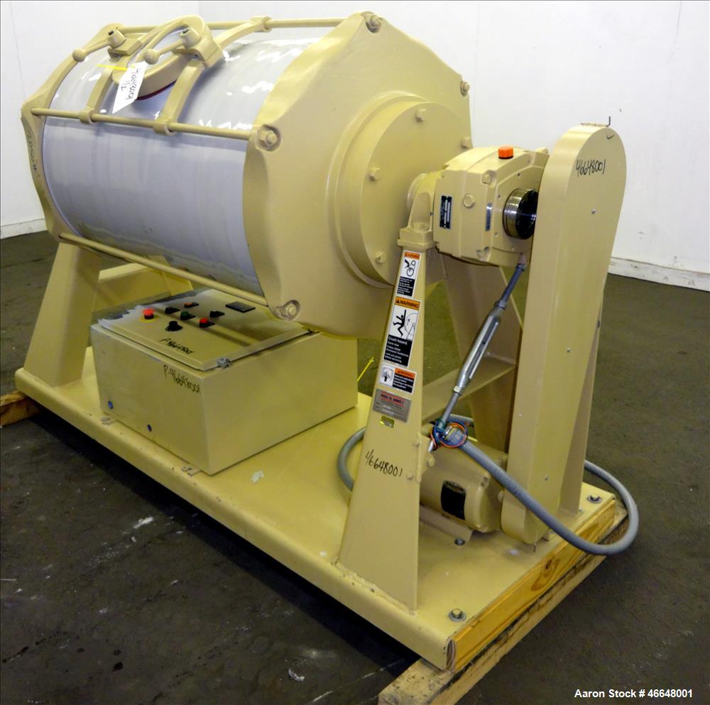 Used- Paul O. Abbe One Piece Ceramic Ball Mill, Model JM-300