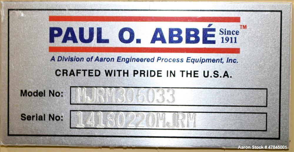 Unused- Paul O Abbe Modular Jar Rolling Mill