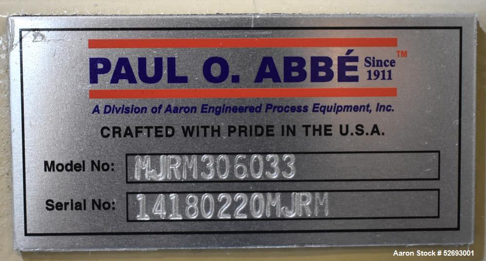 Paul O Abbe 3 X 60 Modular Jar Rolling Mill