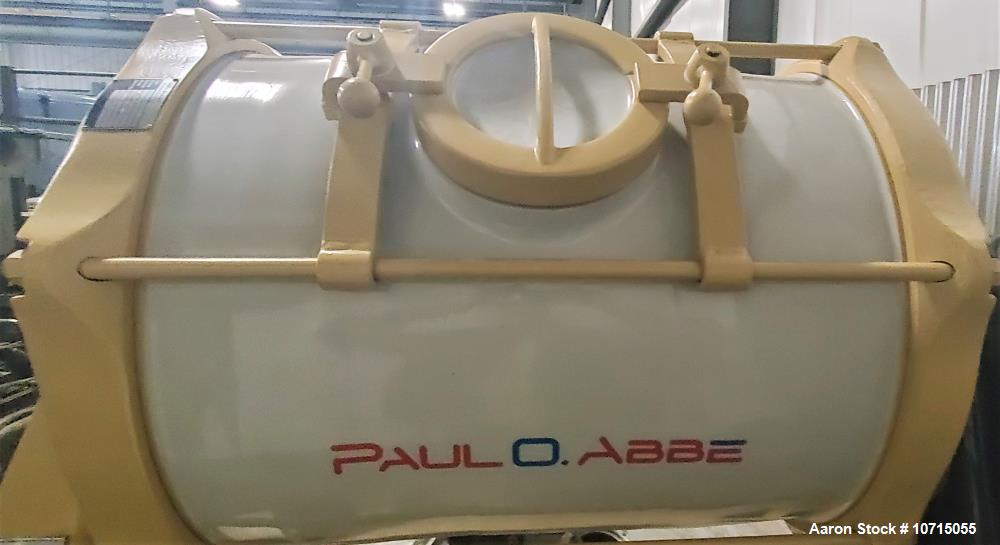 Unused- Paul O Abbe One Piece Ceramic Ball Mill, Model OPCM-67. 250 liter