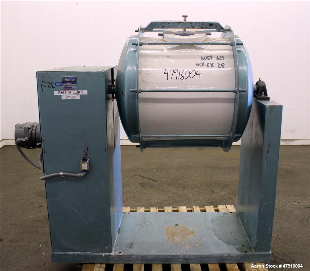 Used U.S. Stoneware Ceramic Jar Mill, Approximate 52 gallon capacity.
