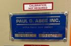 Used- Paul O Abbe Single Tier Jar Rolling Mill, Model JRM. 3