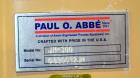 Used- Paul O. Abbe One Piece Ceramic Ball Mill, Model JM-300