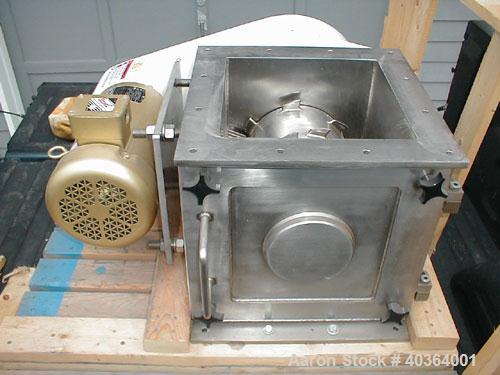 Unused-Never Used Franklin Miller 1077S4 Pharma Grade 316 SS Delumper Crusher w/ 5 hp motor, clean in place design.