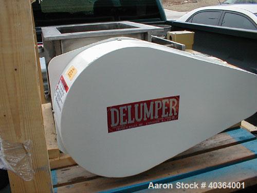 Unused-Never Used Franklin Miller 1077S4 Pharma Grade 316 SS Delumper Crusher w/ 5 hp motor, clean in place design.