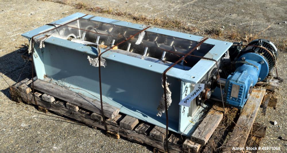 Used Dual Shaft Lump Breaker, Stainless Steel.