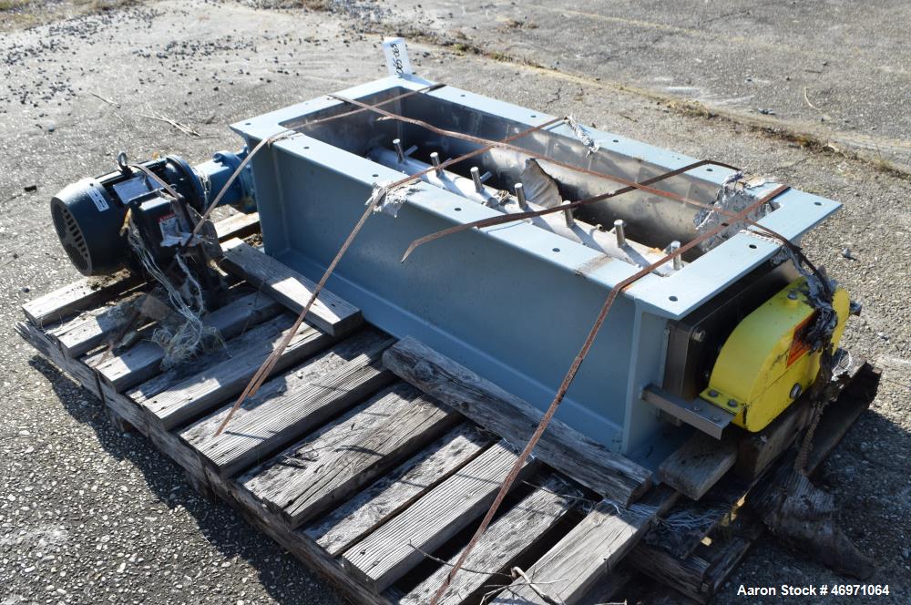 Used Dual Shaft Lump Breaker, Stainless Steel.