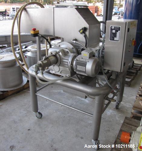 Used- Chocotech Lump Breaker, Type BC2, Stainless Steel. Dual shaft unit with internal cooling and intermeshing blades. Each...