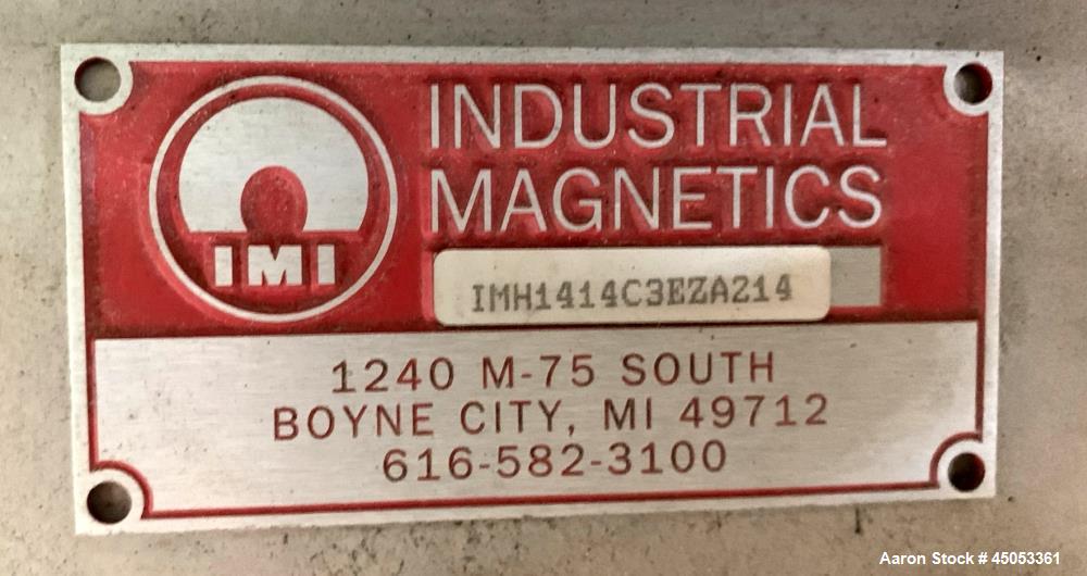 Unused- Franklin Miller Delumper With IMI Industrial Magnetic, Model 1077S4. Feed opening 12" x 12". Rotor approximate 12" wide. Driven by 10hp, 3/60/230/460 volt, 1745 rpm motor. Serial# 4932-B.