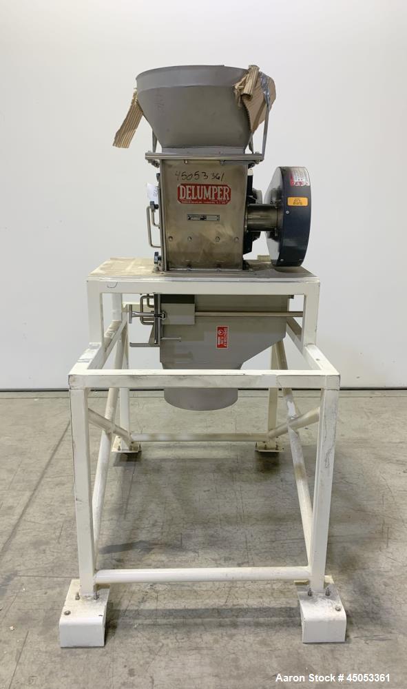 Unused- Franklin Miller Delumper With IMI Industrial Magnetic, Model 1077S4. Feed opening 12" x 12". Rotor approximate 12" wide. Driven by 10hp, 3/60/230/460 volt, 1745 rpm motor. Serial# 4932-B.