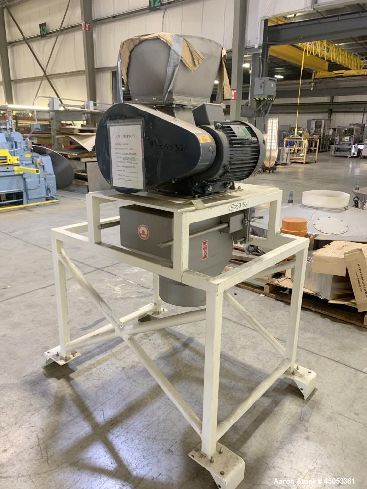 Unused- Franklin Miller Delumper With IMI Industrial Magnetic, Model 1077S4. Feed opening 12" x 12". Rotor approximate 12" wide. Driven by 10hp, 3/60/230/460 volt, 1745 rpm motor. Serial# 4932-B.