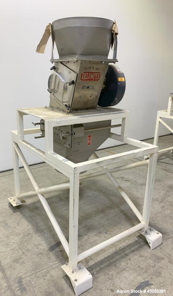 Unused- Franklin Miller Delumper With IMI Industrial Magnetic, Model 1077S4. Feed opening 12" x 12". Rotor approximate 12" wide. Driven by 10hp, 3/60/230/460 volt, 1745 rpm motor. Serial# 4932-B.