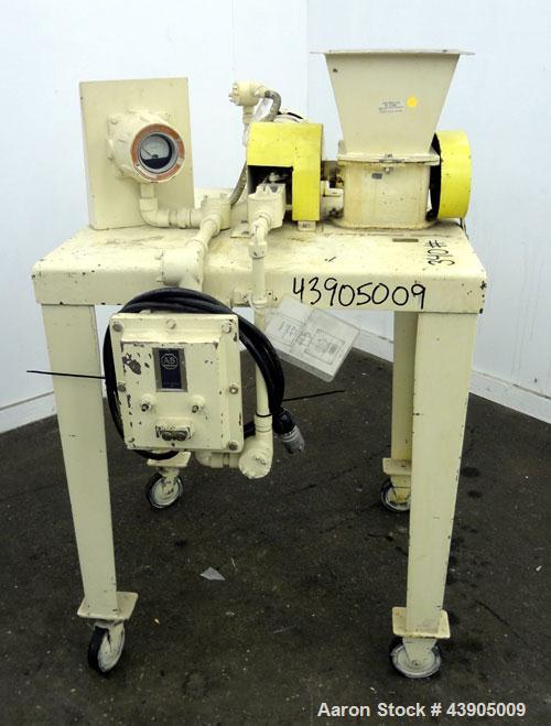 Used- Mikro Crusher Lump Breaker, Type N60I03, 304 Stainless Steel.  Approximate 6" x 9" top feed opening with hopper, botto...