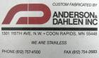 Used Anderson Dahlen Product Lump Breaker, 304 stainless steel. 14'' wide x 25 3/4'' long chamber, 2'' diameter shaft with (12) bolt on 