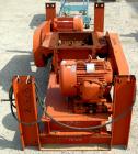 USED: Gruendler twin shaft lump breaker, model FB4109, carbon steel. 16