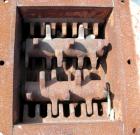 USED: Gruendler twin shaft lump breaker, model FB4109, carbon steel. 16