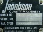 Used Jacobson Dual Rotor Full Nelson Crusher, Model 2424DR.FNC, 304 stainless steel. (2) 3