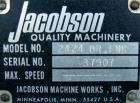 Used Jacobson Dual Rotor Full Nelson  Crusher, Model 2424DR.FNC, 304 stainless steel. (2) 3