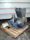 Used KEK M303C 316 Stainless Steel Kibbler. Has approximately 300 mm X 300 mm feed throat. Grinding chamber fitted with 4-blade cantilever design beater and contoured screen. Beater direct driven by ...