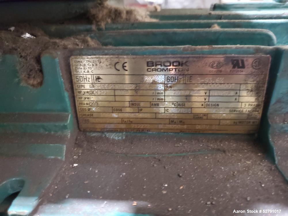 Turbo Mill Model CMTM-1500 – 200 HP, Clam-Shell Design, Blower, Cyclone, Airlock, VFD Controls (Used)