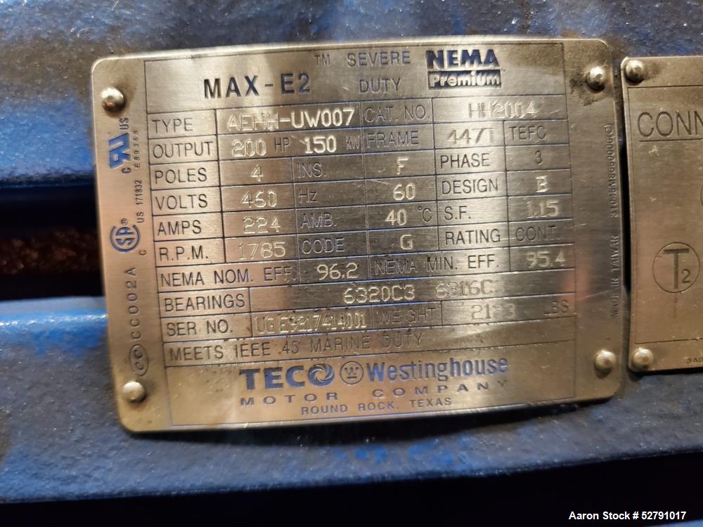 Turbo Mill Model CMTM-1500 – 200 HP, Clam-Shell Design, Blower, Cyclone, Airlock, VFD Controls (Used)