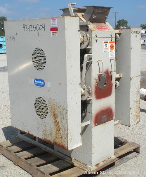 Used Carbon Steel Farrell-Ross Roller Mill, Model 10 X 12M