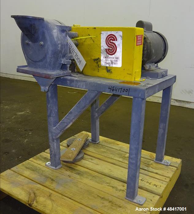 Used Sturtevant Sample Grinder, Model O-6, Carbon Steel.