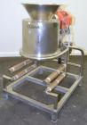 Used Alexanderwerk Shredder/Grater, Type R300, 316 Stainless Steel. 20-1/2’’ Diameter x 16’’ deep chamber, 12’’ diameter 2 blade rotor, missing sizing basket. Top feed hopper with safety grate, botto...