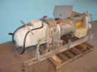 Used Bucher apple grinding disc mill, model CM50, stainless steel. 30 kW motor for main grinding head, 3 kW motor for 14 inch diameter x 30 inch long feed conveyor in self contained hopper, 9.5 inch ...