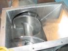 Used Bucher apple grinding disc mill, model CM50, stainless steel. 30 kW motor for main grinding head, 3 kW motor for 14 inch diameter x 30 inch long feed conveyor in self contained hopper, 9.5 inch ...