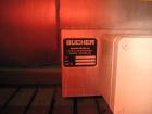 Used Bucher apple grinding disc mill, model CM50, stainless steel. 30 kW motor for main grinding head, 3 kW motor for 14 inch diameter x 30 inch long feed conveyor in self contained hopper, 9.5 inch ...